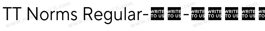 TT Norms Regular-常规字体转换